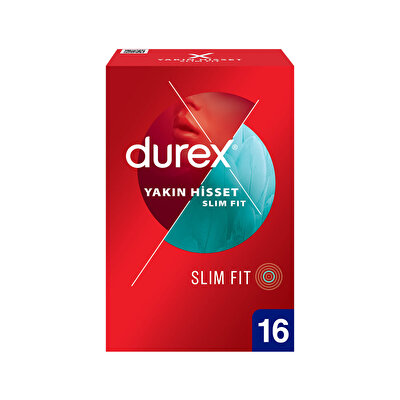 Durex Durex Prezervatif Yakın Hisset Slim Fit 16'lı