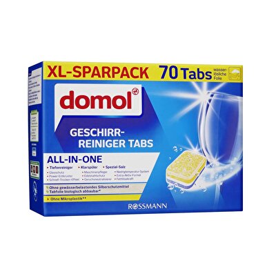Domol Domol Bulaşık Makinesi Tableti All in One, 70'li