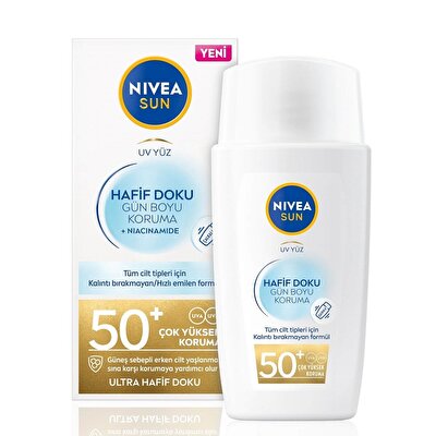 Nivea Sun Nivea Sun Hafif Dokulu Güneş Koruyucu Yüz Kremi SPF 50 40 ml
