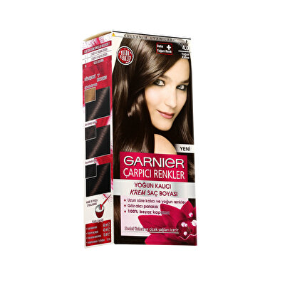 Garnier Garnier Saç Boyası Color Natural Çarpıcı Renkler Yoğun Kahve 4.0