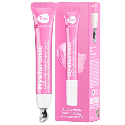7Days 7Days My Beauty Week Göz Kremi Nemlendirici ve Kırışıklık Karşıtı Hyaluronic 18 ml
