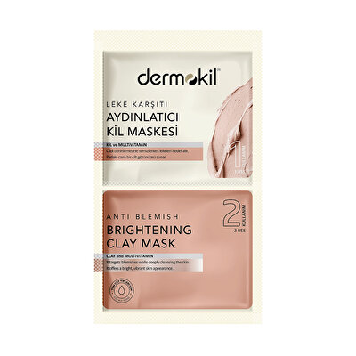 Dermokil Dermokil Aydınlatıcı Maske Leke Karşıtı 2x7,5 ml