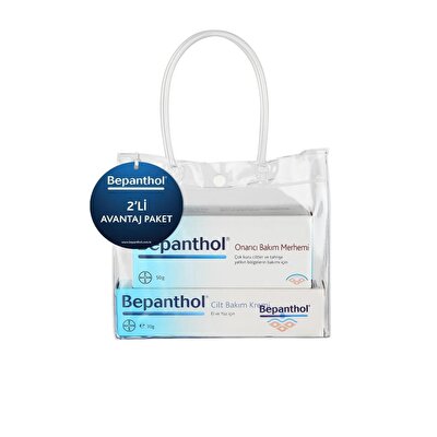 Bepanthol Bepanthol Derma Onarıcı Bakım Merhemi 50 gr ve Cilt Bakım Kremi 30 gr Set
