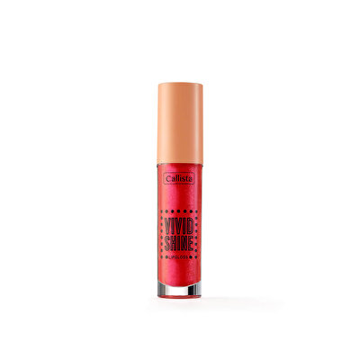 Callista Callista Vivid Shine Lipgloss Nemlendiricili Dudak Parlatıcısı 104 Candy Apple Kırmızı