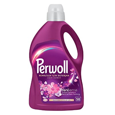 Perwoll Perwoll Sıvı Çamaşır Deterjanı Çiçek Cazibesi Renkli 50 Yıkama 2750 ml