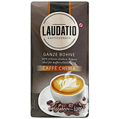 Laudatio Laudatio Bütün Kahve Çekirdeği Cafe Crema 1000 gr