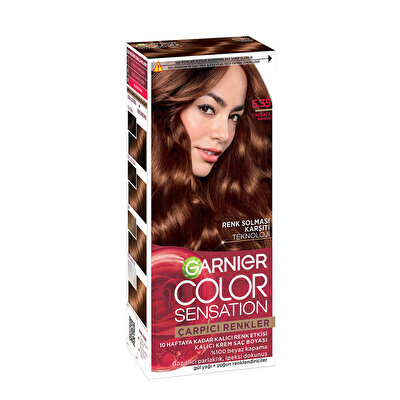 Garnier Garnier Color Sensation Saç Boyası 112 5.35 Çikolata Kahve