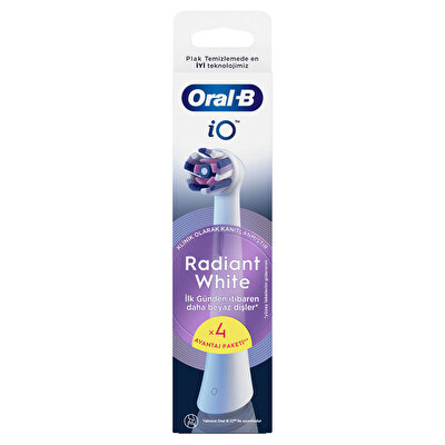 Oral-B Oral-B Diş Fırçası Yedek Başlık Radiant White 4'lü