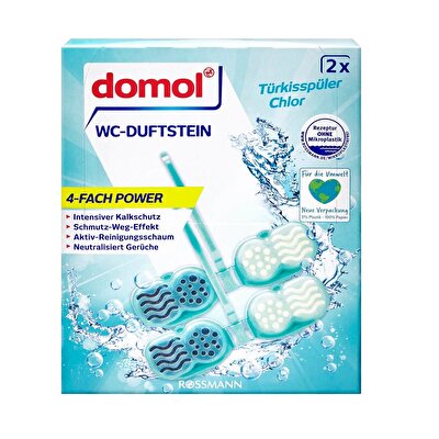 Domol Domol WC Kokusu Klozet Blok Turkuaz 96 gr