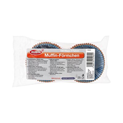Rubin Rubin Muffin Kek Kalıbı Renkli 100'lü