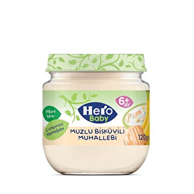 Hero Baby Hero Baby Muzlu Bisküvili Muhallebi 120 gr