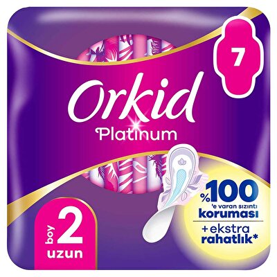 Orkid Orkid Hijyenik Ped Platinum Uzun 7'li