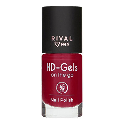Rival Loves Me Rival Loves Me Oje No:19 HD Gels Ruby Red Jel Efekt 9 ml