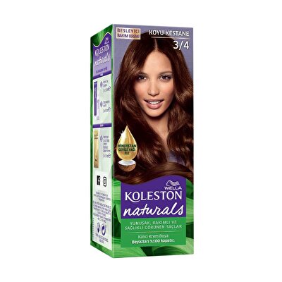 Koleston Koleston Naturals Saç Boyası 3/4 Koyu Kestane