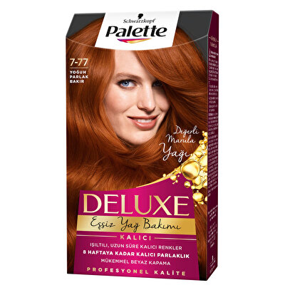 Palette Deluxe Palette Deluxe Saç Boyası Yoğun Parlak Bakır No: 7-77 50 ml