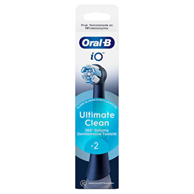 Oral-B Oral-B Diş Fırçası Yedek Başlık Ultimate Clean Black 2'li
