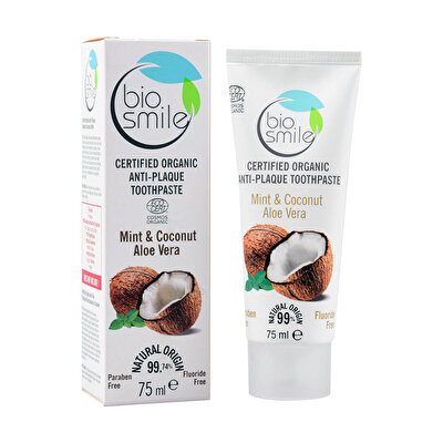Bio Smile Bio Smile Diş Macunu Nane, Coconut ve Aloe Vera 75 ml