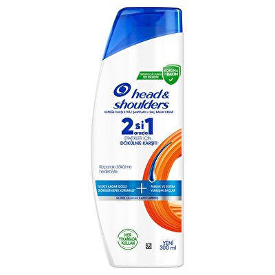 Head & Shoulders Head&Shoulders Şampuan 2'si 1 Arada Erkek Dökülme ve Kepek Karşıtı 300 ml