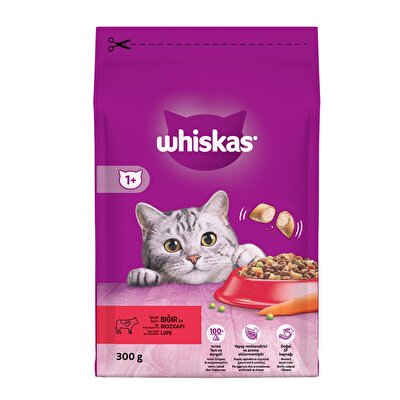 Whiskas Whiskas Kuru Kedi Maması Sığırlı 300 gr