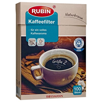 Rubin Rubin Kahve Filtresi No:2 100'lü