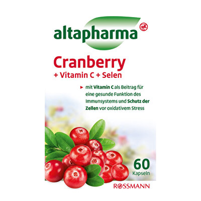 Altapharma Altapharma Turna Yemişi, C Vitamini ve Selenyum İçeren Takviye Edici Gıda 60'lı