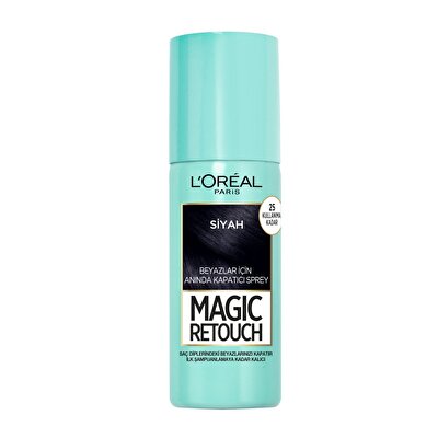 L’Oréal Paris L’Oréal Paris Magıc Retouch Beyaz Dipleri Kapatıcı Sprey 01 Noir 75ml