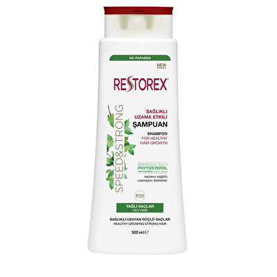 Restorex Restorex Şampuan Yağlı Saçlar için Sağlıklı Uzama Etkili 500 ml