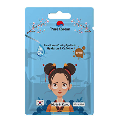 Pure Korean Pure Korean Maske Cooling Eye Caffeine & Hyaluron 30'lu