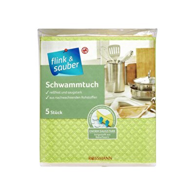 Flink & Sauber Flink & Sauber Sünger Bezler Renkli 18x19 cm 5'li