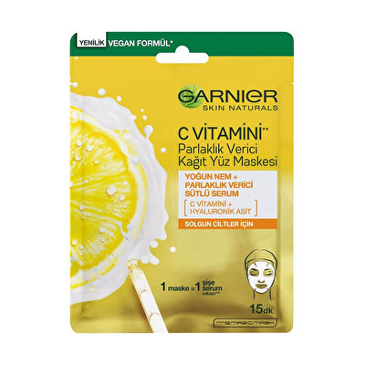 Garnier Garnier Kağıt Maske Vitamin C Serum 28 gr