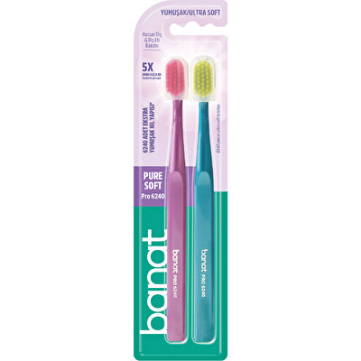 Banat Banat Diş Fırçası Pro 6240 Yumuşak 2'li