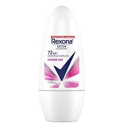 Rexona Rexona Roll On Deodorant Powder Dry 72 Saat Kesintisiz Koruma 50 ml