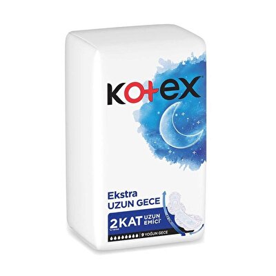 Kotex Kotex Ekstra Uzun Ped Gece 9'lu