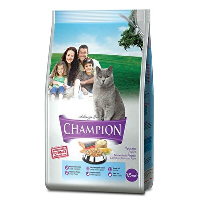 Champion Champion Kuru Kedi Maması Somonlu 1500 gr