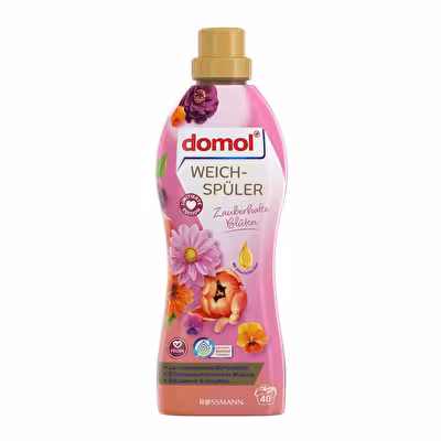 Domol Domol Yumuşatıcı 40 Yıkama, Büyüleyici Çiçekler, 1000 ml