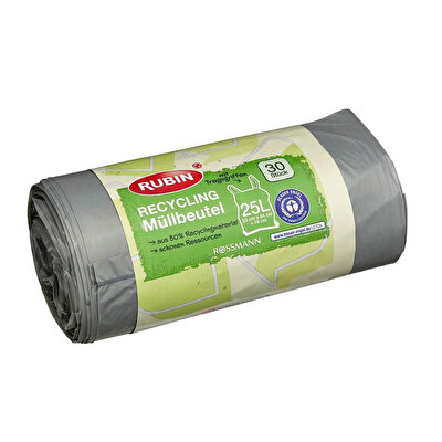 Rubin Rubin Çöp Torbası 53x54x16 Kulplu 25 Litre 30'lu
