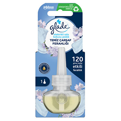 Glade Glade Elektrikli Oda Kokusu Kit Yedek Paket Temiz Çarşaf Ferahlığı