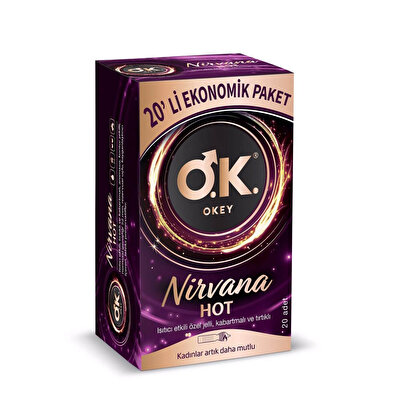 Okey Okey Prezervatif Nirvana Hot Ekonomik 20'li