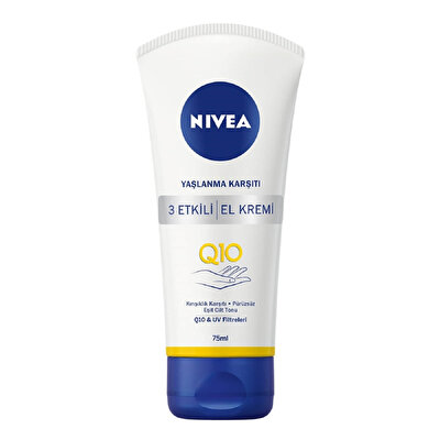 Nivea Nivea El Kremi Q10 Yaşlanma Karşıtı 75 ml
