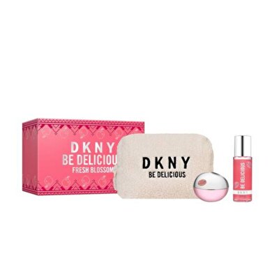 Dkny DKNY Kadın Parfüm Seti Be Delicious Fresh Blossom 100 ml Edp+ 125 ml Body Lotion+ Bag