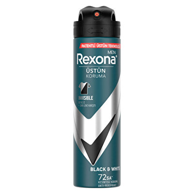 Rexona Men Rexona Men Sprey Deodorant 72h Invisible Black & White 150 ml
