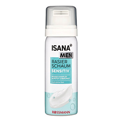 Isana Men Isana Men Seyahat Boyu Tıraş Köpüğü Hassas Ciltler İçin 50 ml