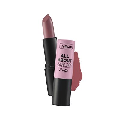 Callista Callista All About Color Lipstick Mat Görünümlü Ruj No:503 Table For Two Pembe 1 adet