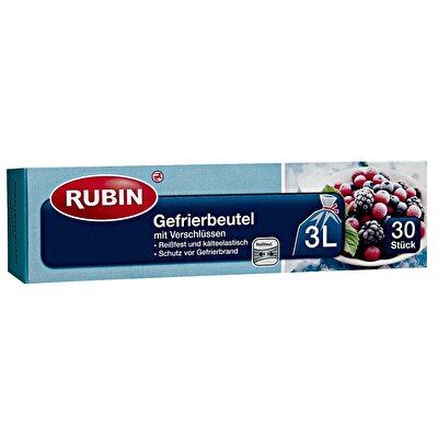 Rubin Rubin Buzdolabı Poşeti - 3 litre 30'lu