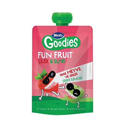 Hero Baby Hero Baby Goodies Meyve Püresi Çilek Elma Havuç 100 gr