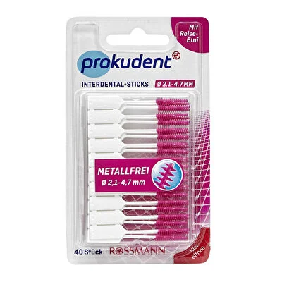 Prokudent Prokudent Metal İçermeyen Interdental Arayüz Fırçaları 2,1 - 4,7 mm 40 adet