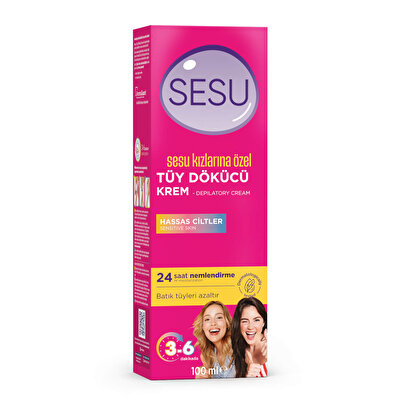 Sesu Sesu Tüy Dökücü Krem Himalaya Tuzu 100 ml