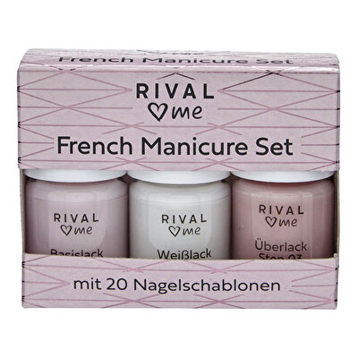 Rival Loves Me Rival Loves Me French Oje Manikür Seti + 20 Şablon 12 ml