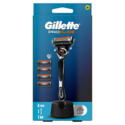 Gilette Gilette Proglide Erkek Tıraş Makinesi 4'lü Yedek Başlık ve Stand
