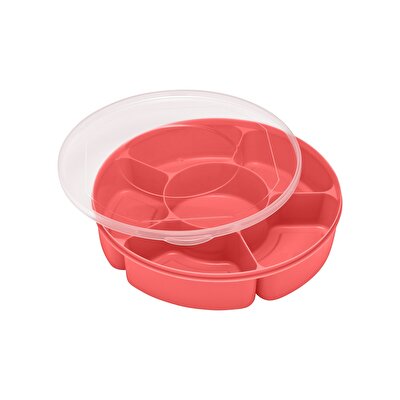 Ideenwelt Ideenwelt Atıştırmalık Kutusu 5 Bölmeli Kırmızı